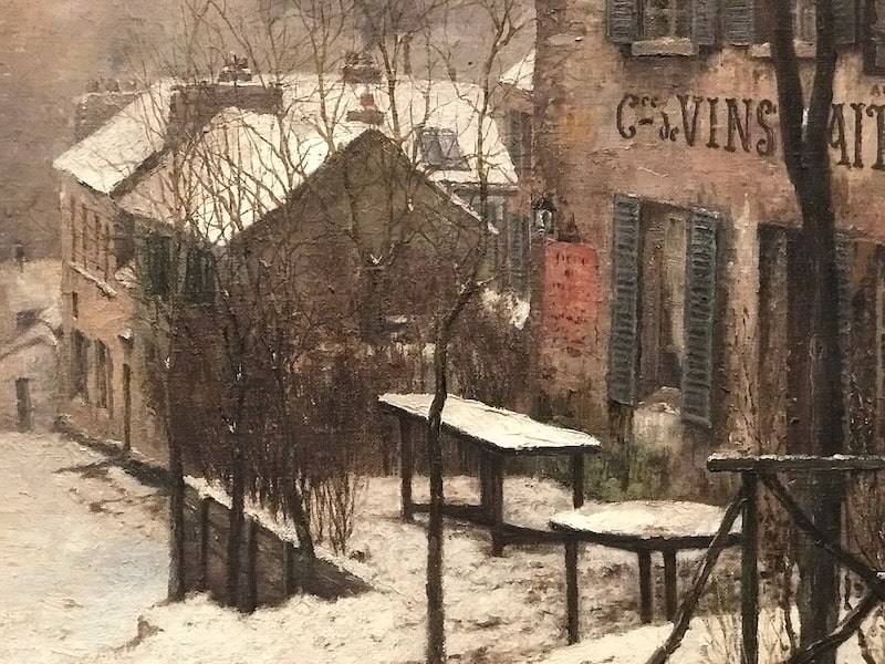 Painting of the Lapin Agile in the Carnavalet museum