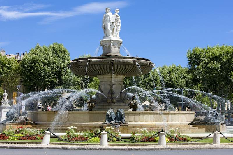France beautiful cities: Aix en Provence, La Rotonde France beautiful cities: Aix en Provence, La Rotonde