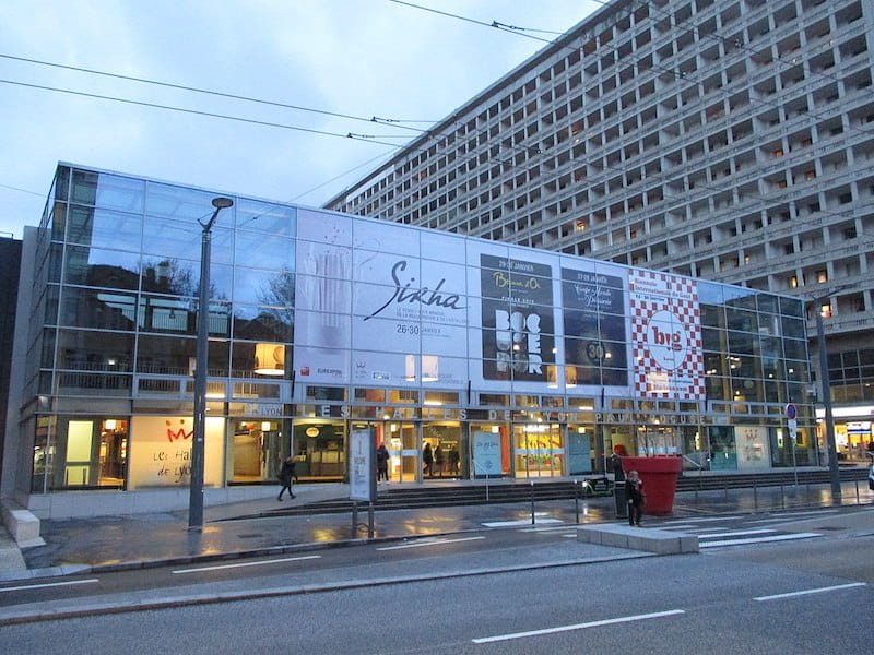Exterior of Les Halles Paul Bocuse in Lyon