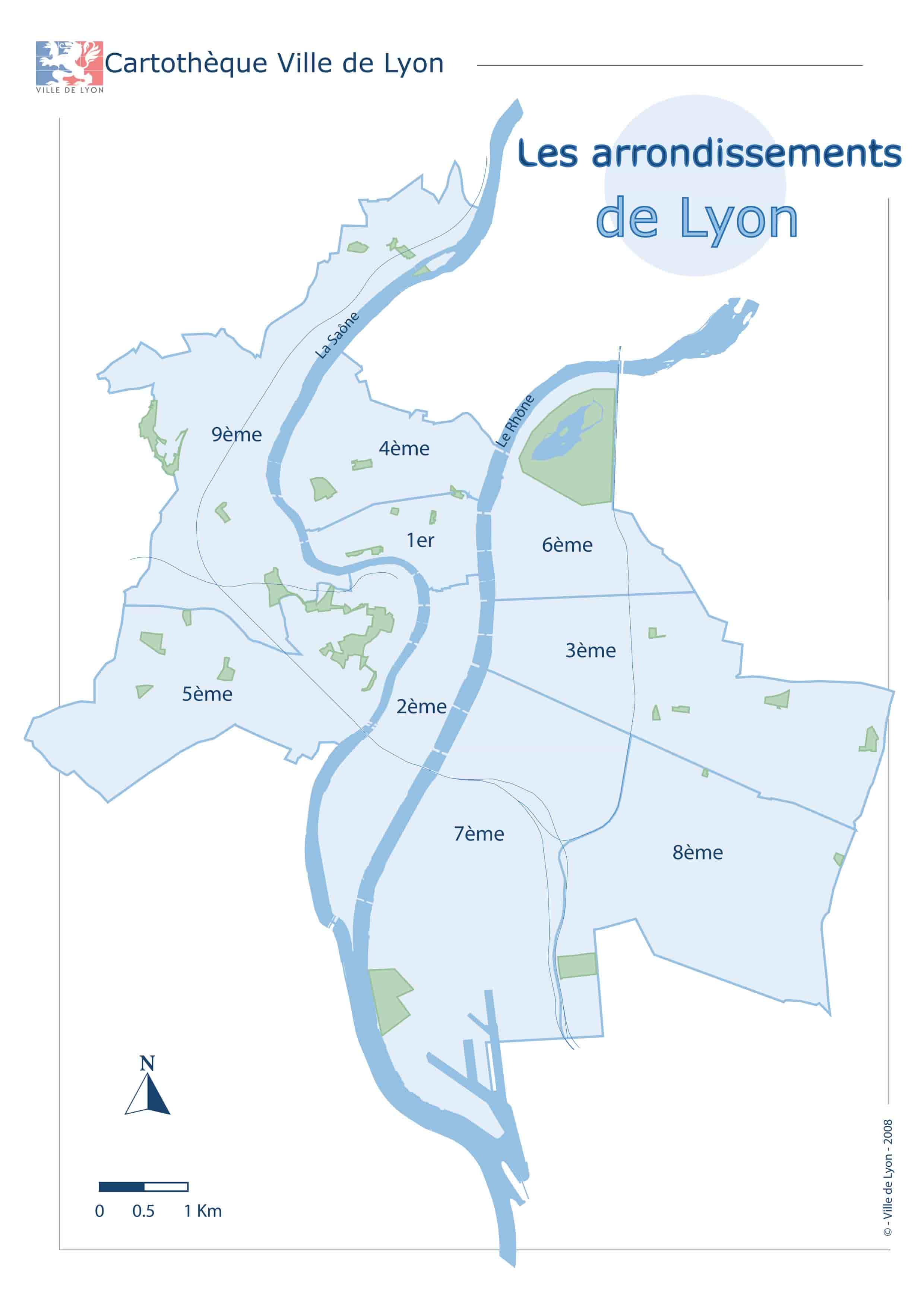 Arrondissements de Lyon