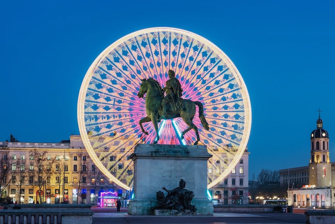 Lyon Bellecour ferris wheel Lyon Bellecour ferris wheel