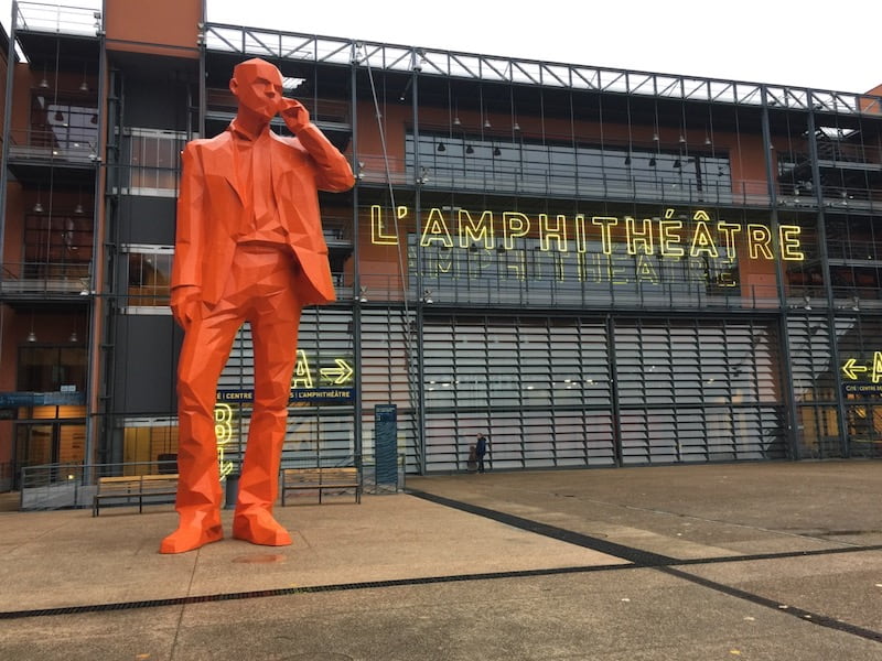 The Cité Internationale, one of the more unusual things to see in Lyon, France