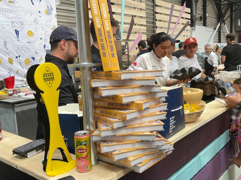 Scenes from the Lyon Street Food Festival, which each year features Lyon famous food