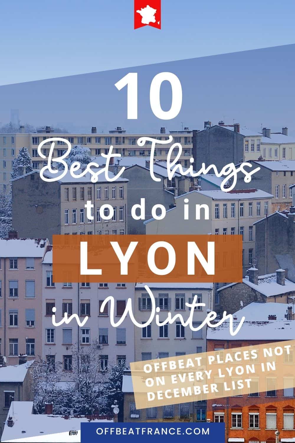 Lyon in December pin