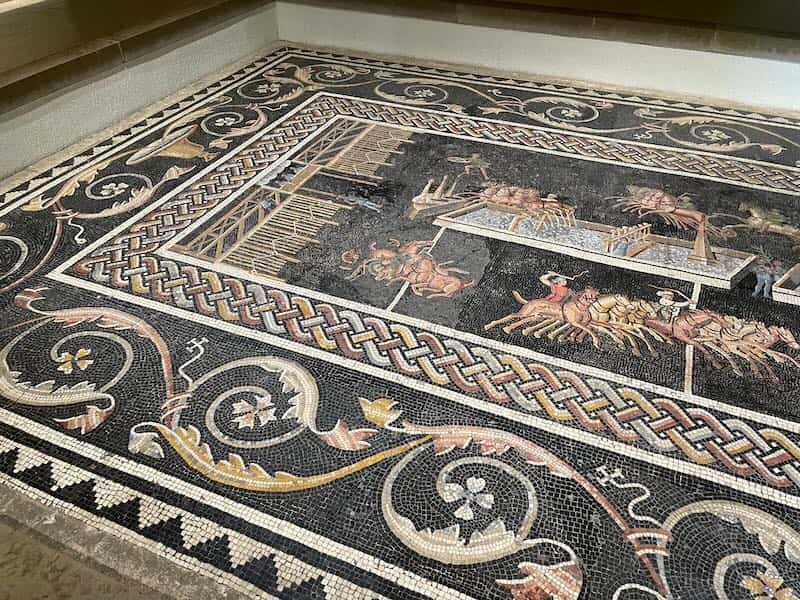Mosaics from Lugdunum, or Lyon during the Roman era