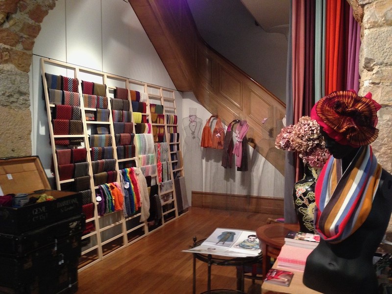 Lyon silk shop - Lyon is famous for silk production
