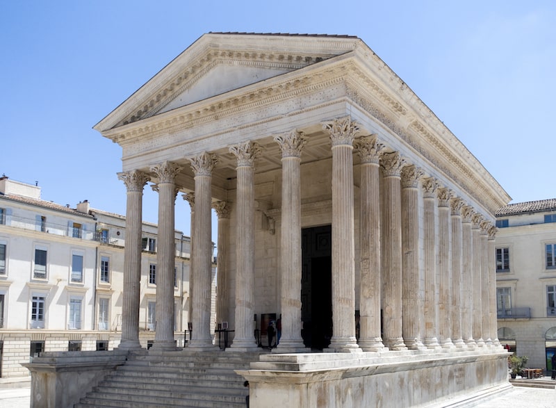 The Maison Carrée in Nimes - part of your 10 day road trip France