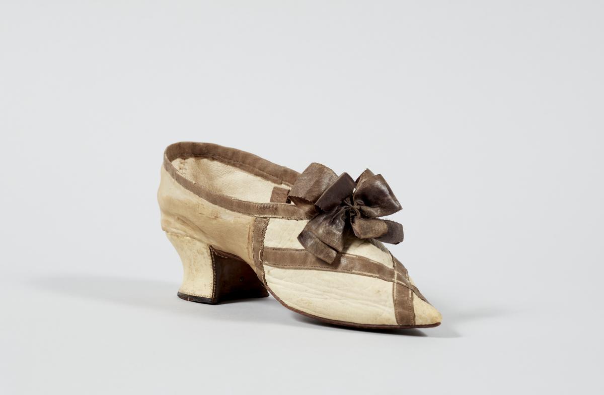 Marie Antoinette's shoe at the Carnavalet museum