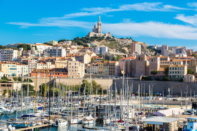 Marseille, one of France major cities on the Mediterranean Marseille, one of France major cities on the Mediterranean
