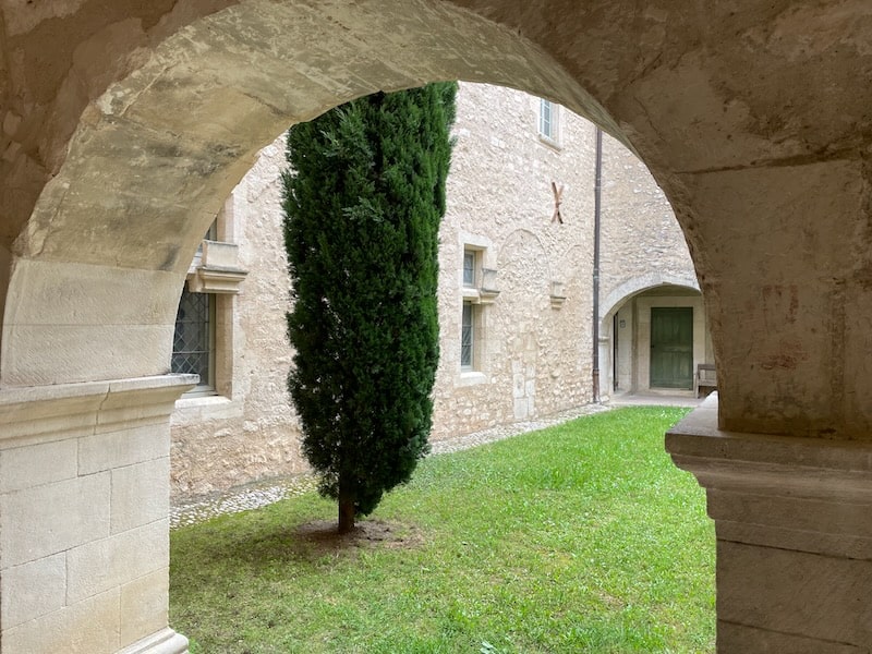 Cloister of St Hilaire Abbey near Menerbes