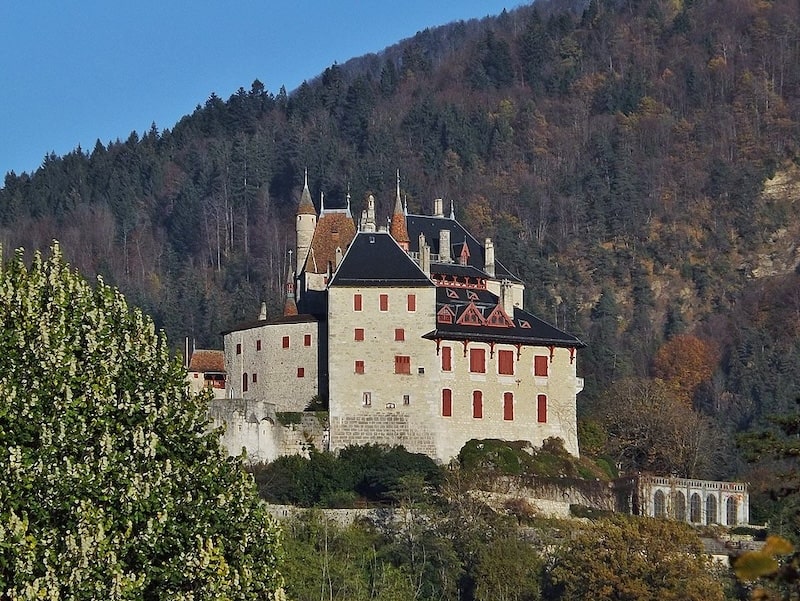 Chateau of Menthon Saint-Bernard, near Annecy, France