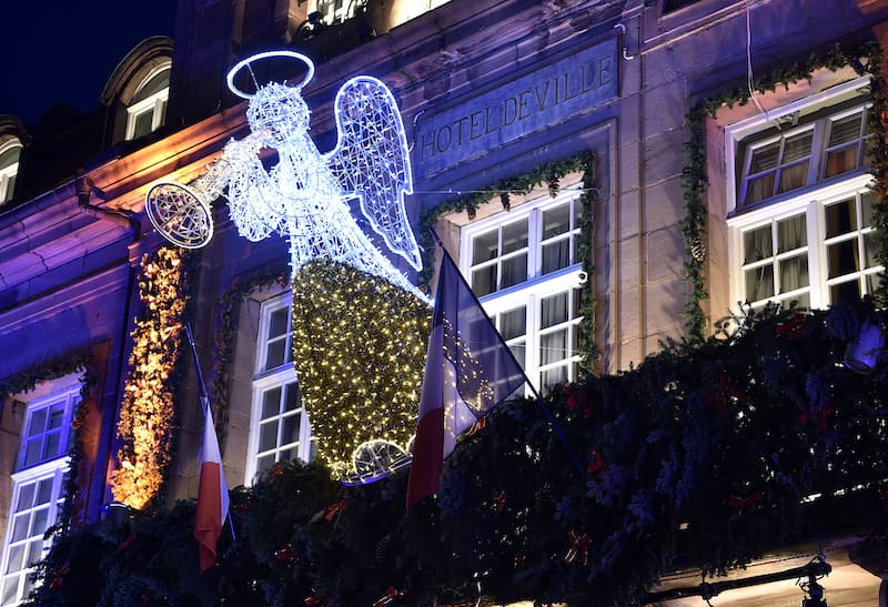Montbeliard Julemarked lys