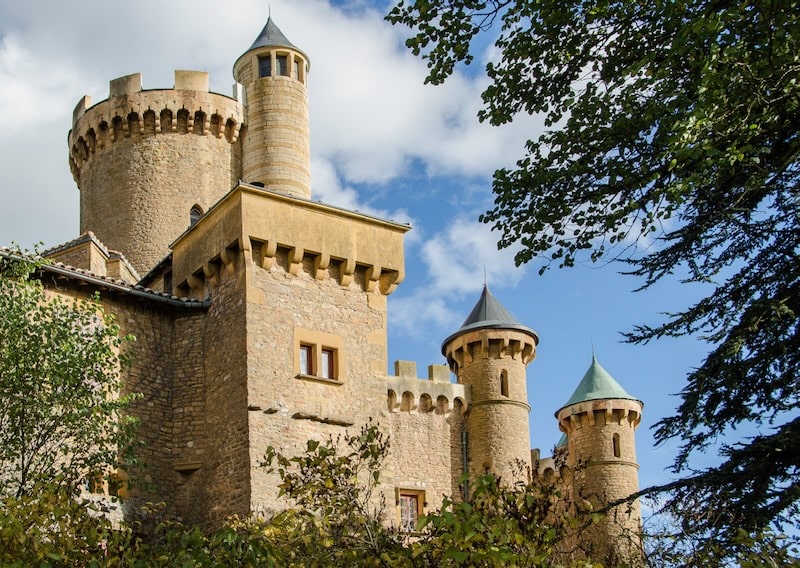 Chateau de Montmelas in the Beaujolais
