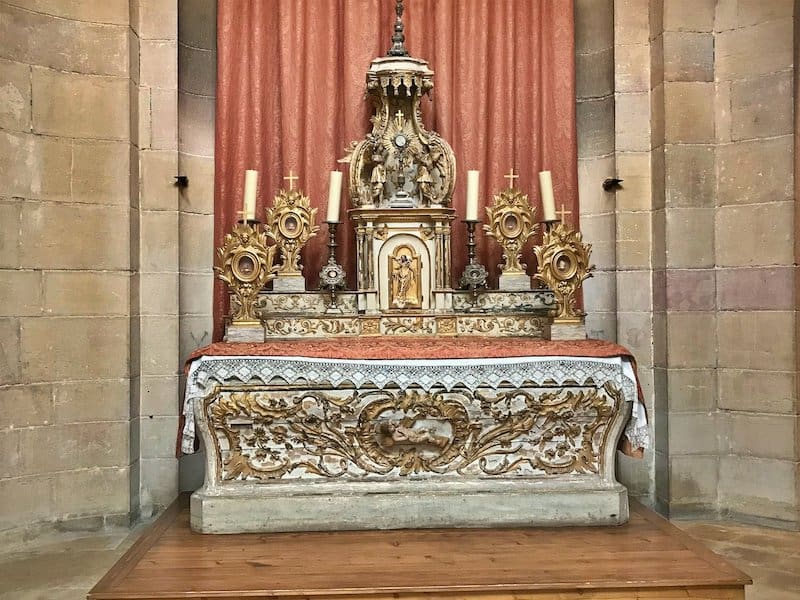 Altar in Museum of Sacred Art Dijon