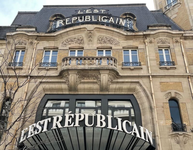 Nancy Art Nouveau building Est Republicain Nancy Art Nouveau building Est Republicain