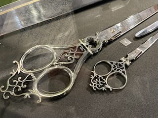 Scissors from the Musee de la Coutellerie in Nogent