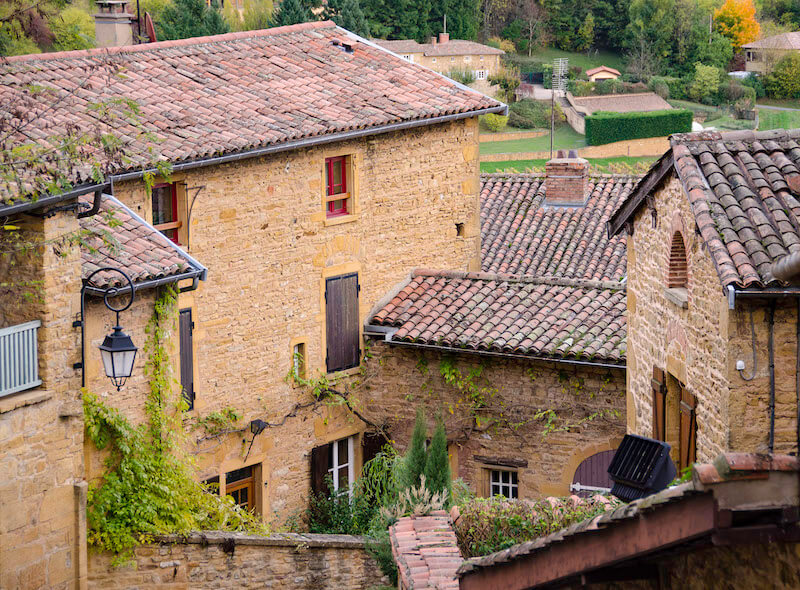 Oingt village in the Beaujolais