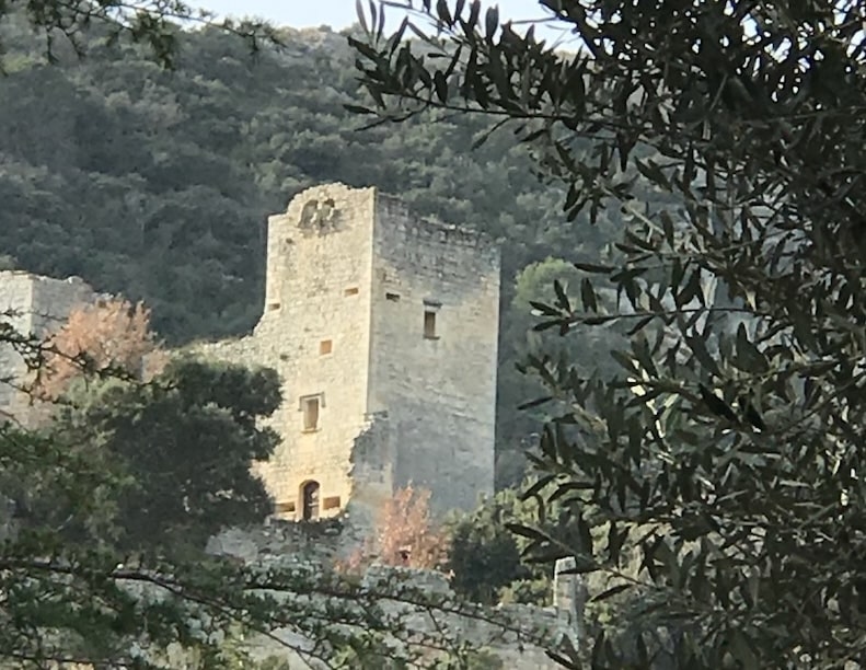 Castle of Oppede-le-Vieux in the Luberon