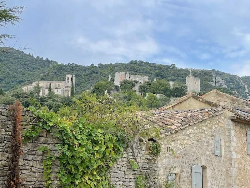 View of Oppede-le-vieux in the Luberon View of Oppede-le-vieux in the Luberon