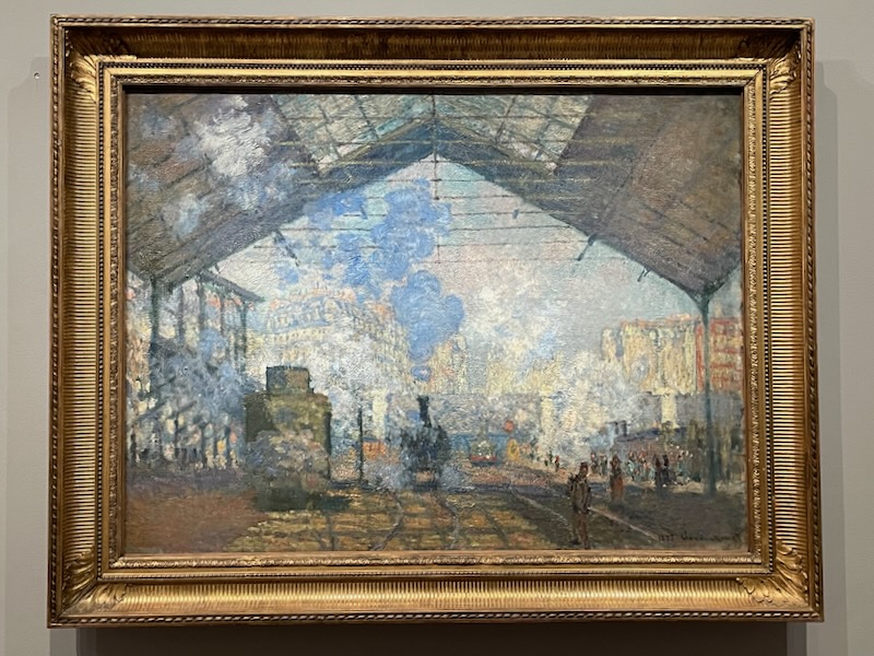 St Lazare station by Monet, in the Orsay Museum