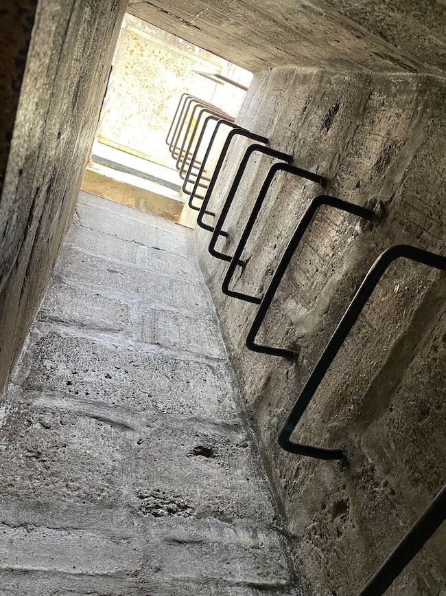 Ladder leading to the roof of the Grand Bunker