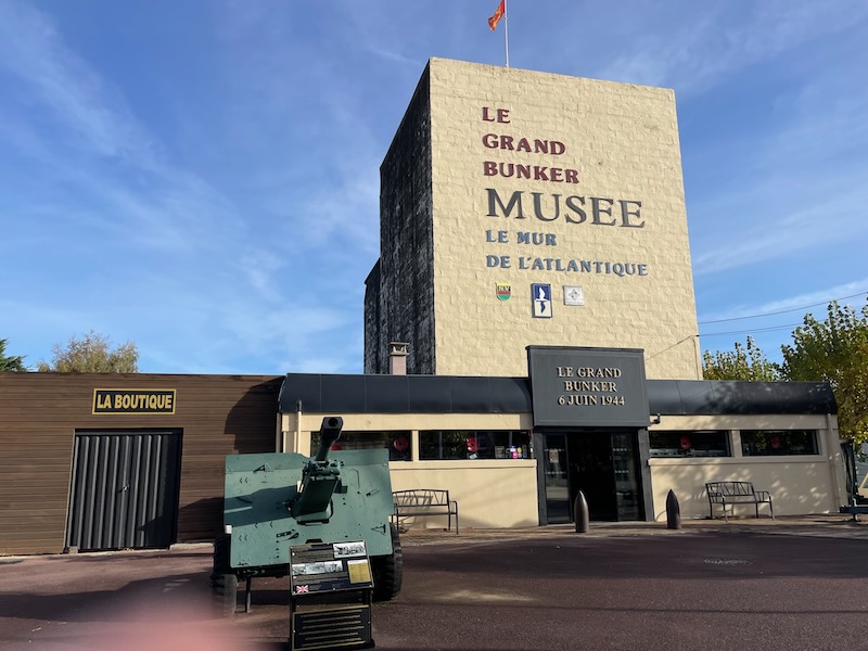 Exterior of Ouistreham Grand Bunker museum