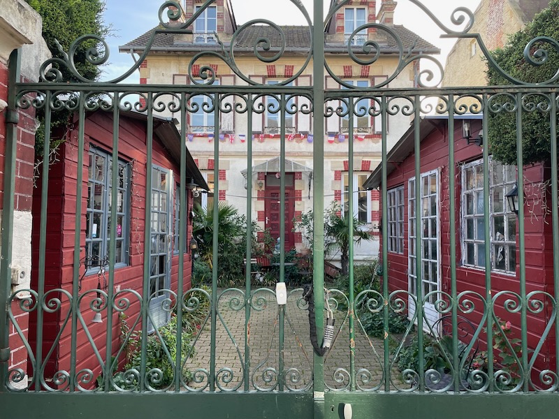 Typical Belle Epoque architecture in Ouistreham