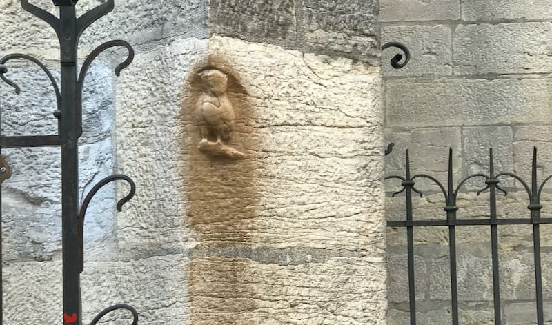 Owl of Dijon good luck sculpture Owl of Dijon good luck sculpture