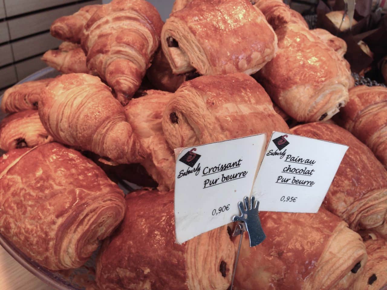 Pain au chocolat - occasional French breakfast rolls