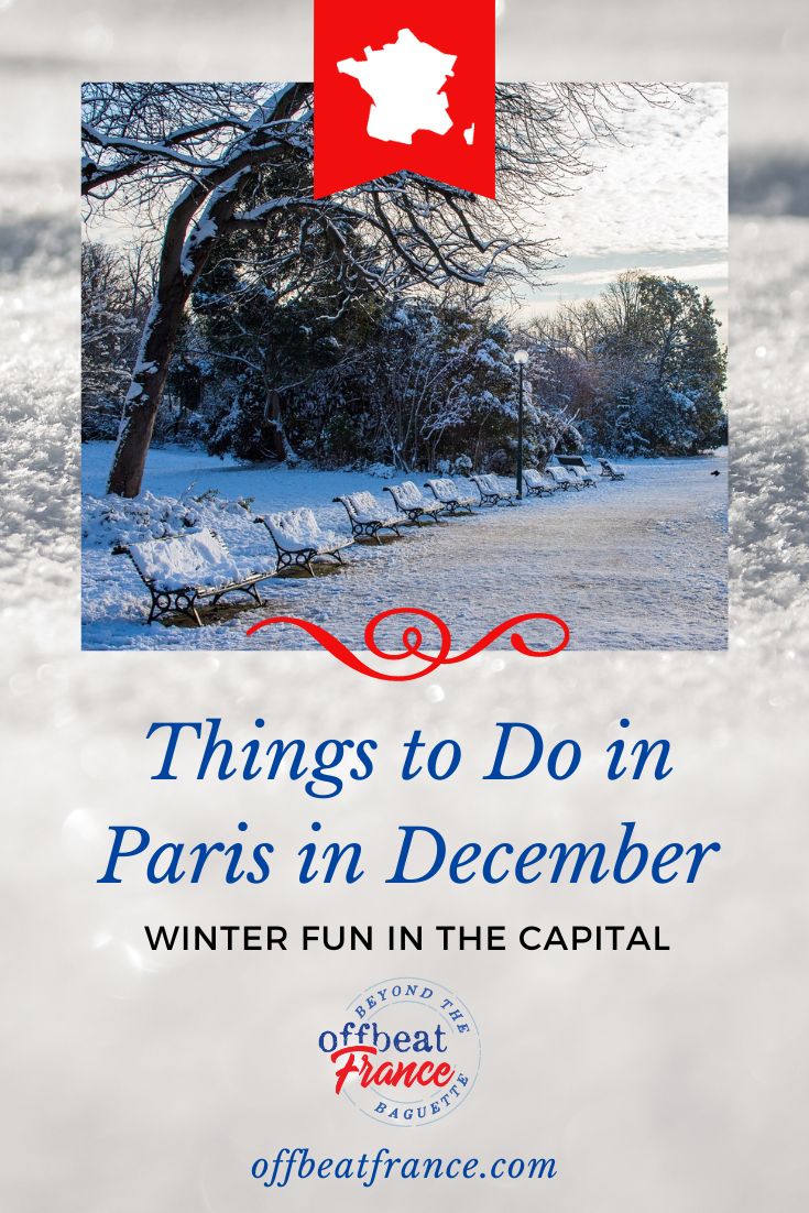 Paris in December pin Paris in December pin