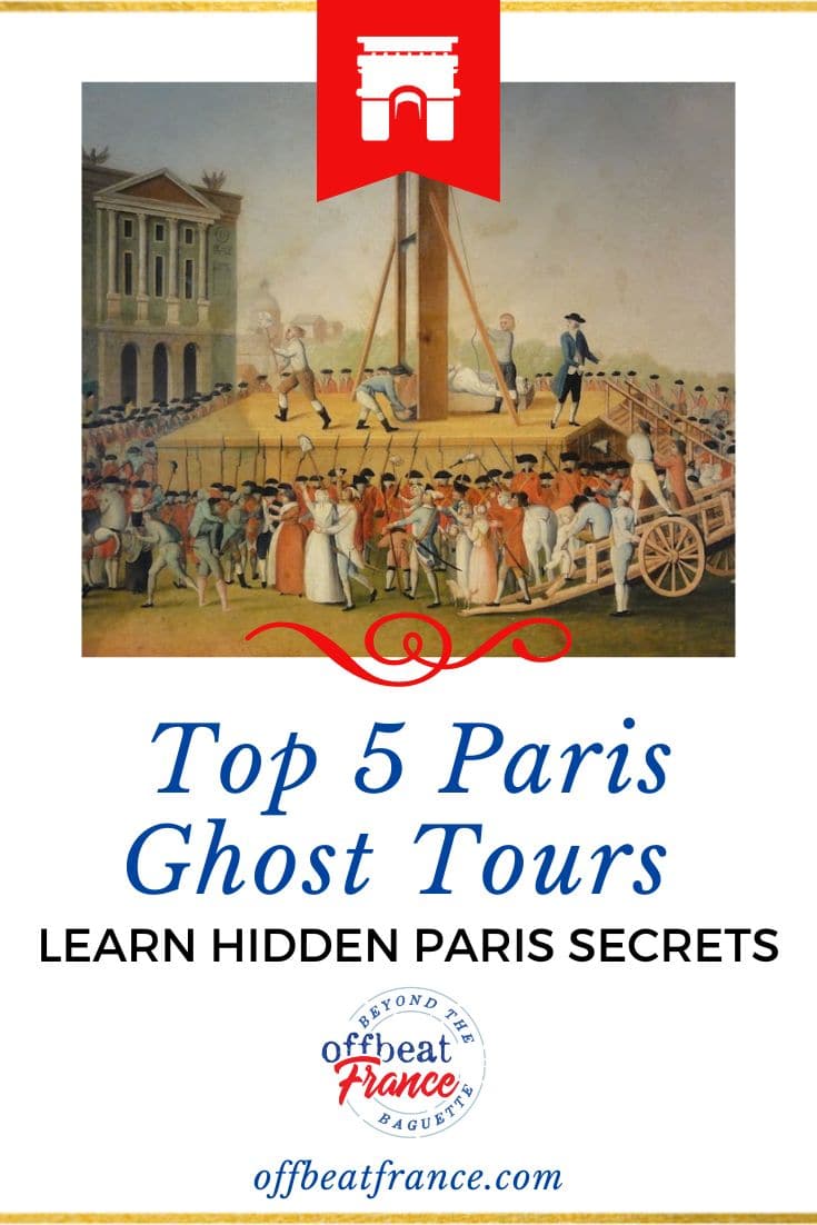 Best Paris ghost tours pin
