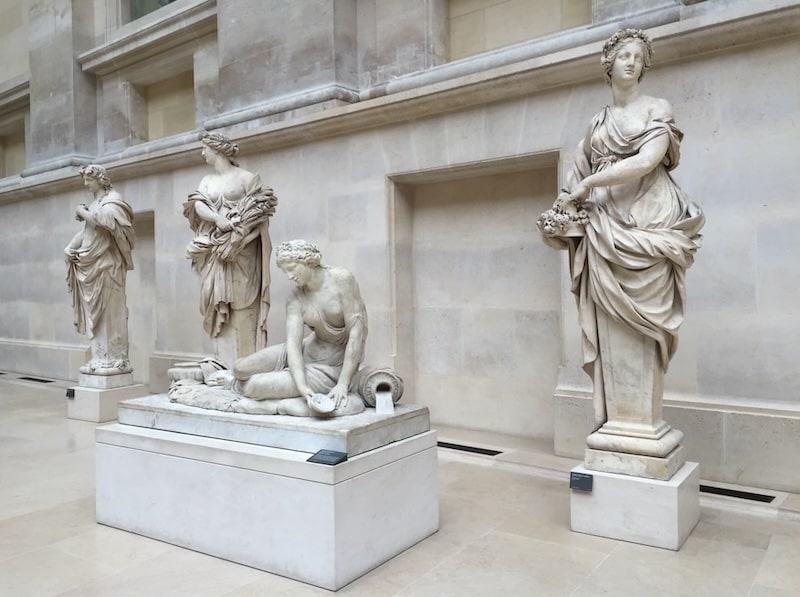 Inside the Louvre, Paris