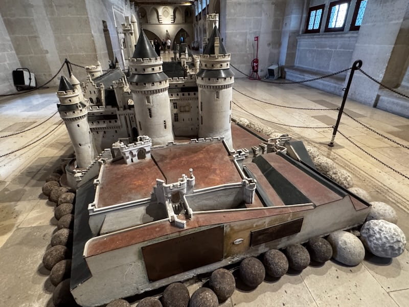Model of Pierrefonds castle