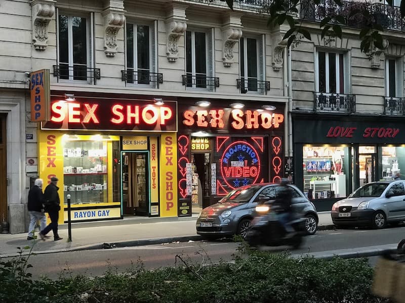 Street in Pigalle Street in Pigalle