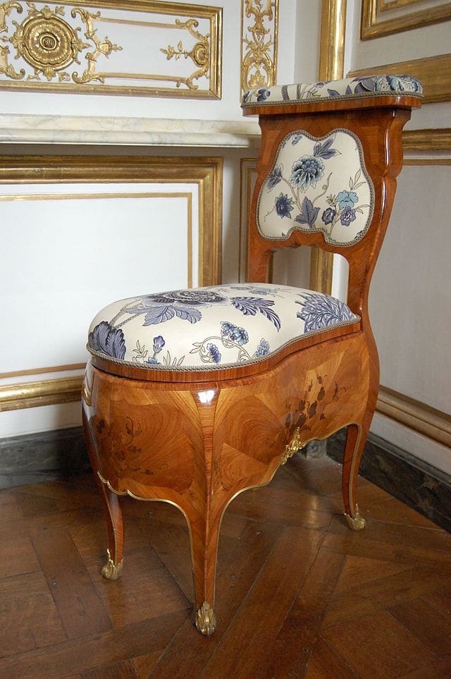 Madam de Pompadour's toilet seat