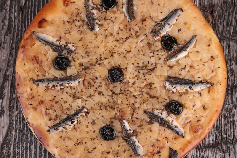 Wonderful food of Provence: Pissaladiere onion tart Wonderful food of Provence: Pissaladiere onion tart