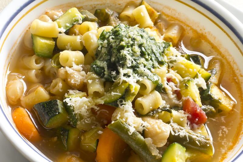Typical foods of southern France: Pistou soup Typical foods of southern France: Pistou soup