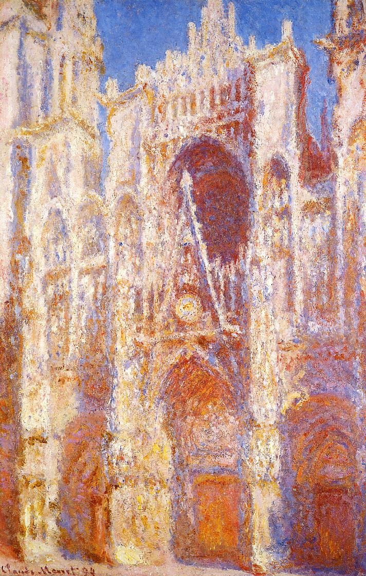 Monet - one of the cathedral paintings Monet - one of the cathedral paintings