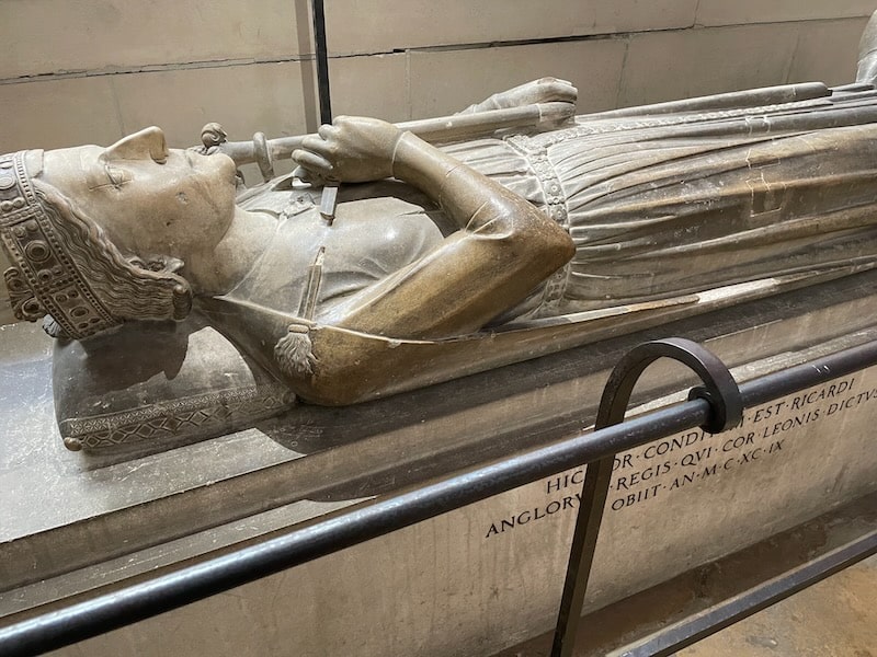 Tomb of Richard the Lionheart, in the Rouen Cathedral