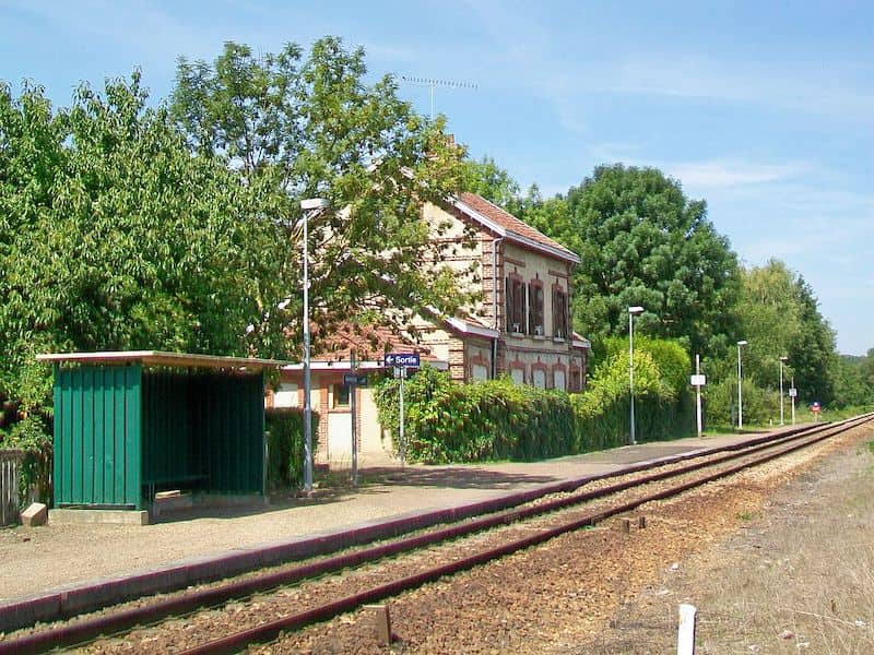 Small rural train station you'll come across when you travel France by train Small rural train station you'll come across when you travel France by train