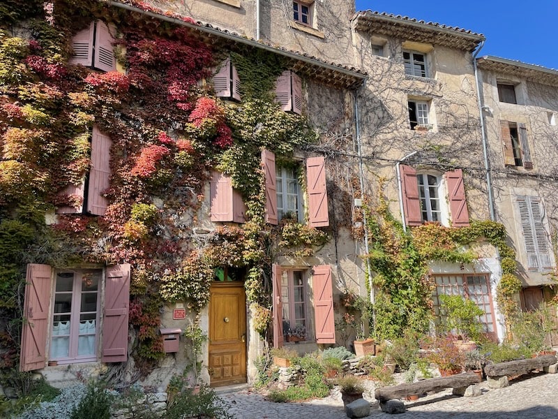 Saignon in the autumn Saignon in the autumn