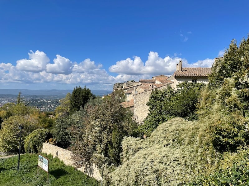 View of Saignon, Luberon from a distance View of Saignon, Luberon from a distance