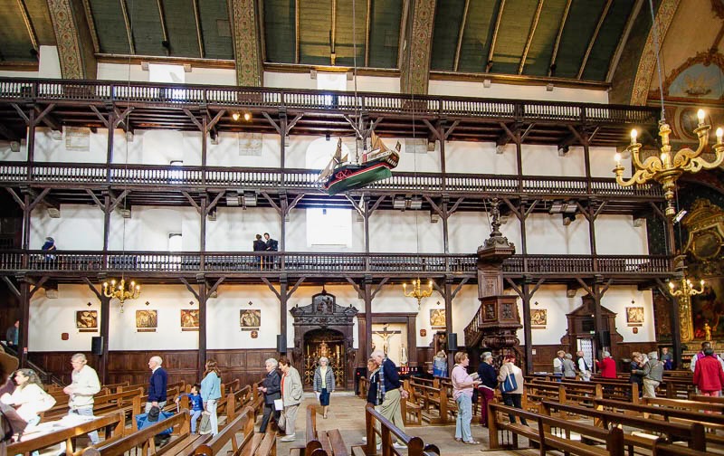 Galleries of St Jean Baptiste Church in which Louis XIV was married