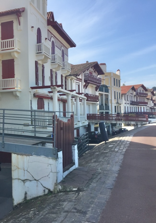 Typical Basque houses in Saint Jean de Luz