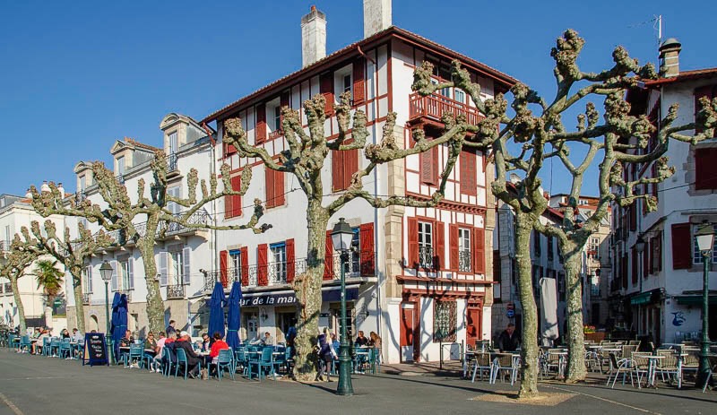 PLACE LOUIS XIV in St Jean de Luz in France's Basque country