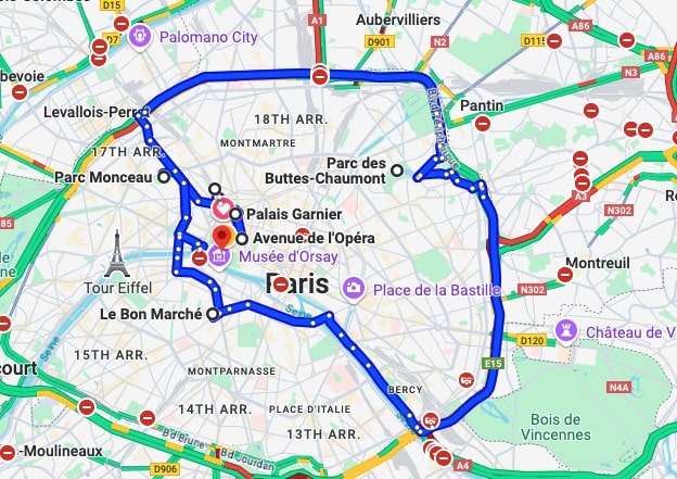 Second Empire walking itinerary in Paris
