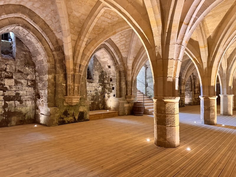 The cloisert of the Abbey of St Jean des Vignes