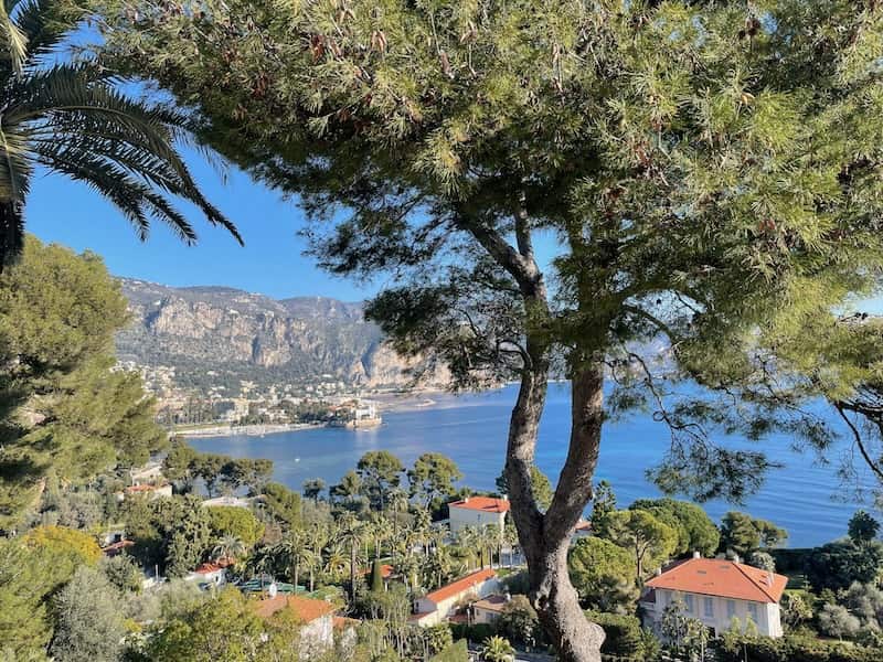 St Jean Cap Ferrat view from Villa Ephrussi