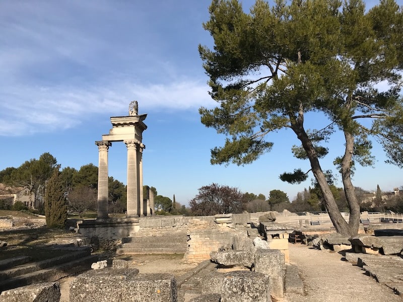 Greco-Roman ruins of Glanum near St Remy de Provence