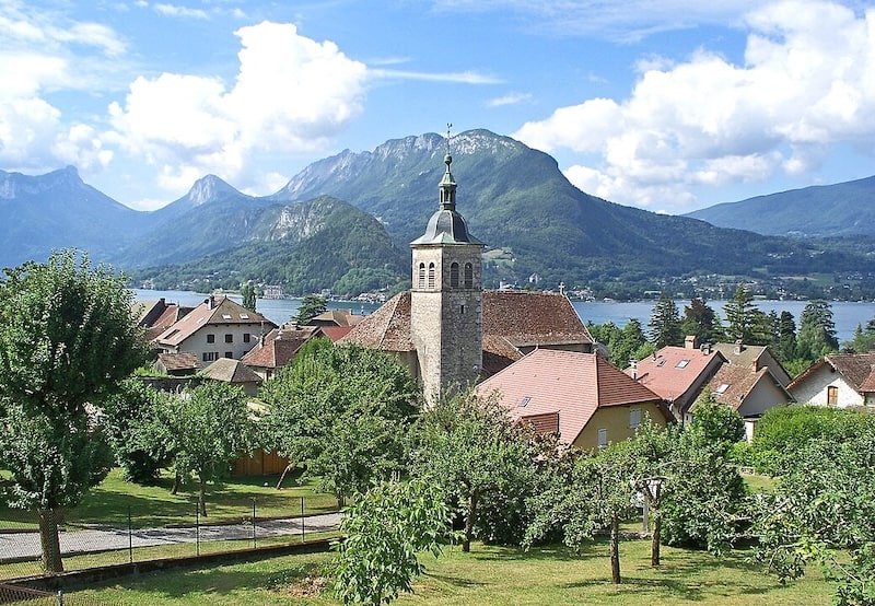 Village of Talloires on Lake Annecy